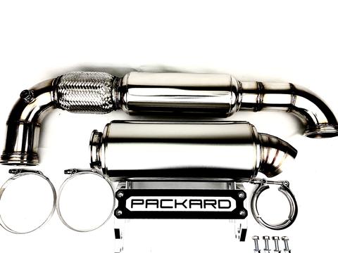 3" TURBO BACK EXHAUST (DUEL MUFFLER) FOR CAN-AM MAVERICK X3